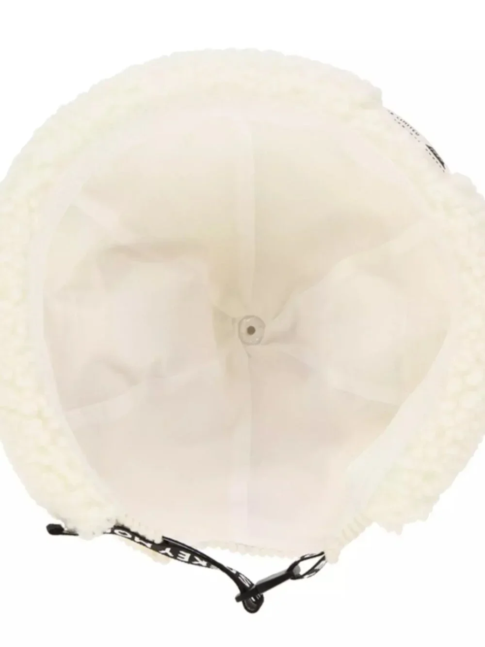 Tokyo Disney Resort Mickey Fluffy White Ear Cap Hat Adult 58cm Japan NWT